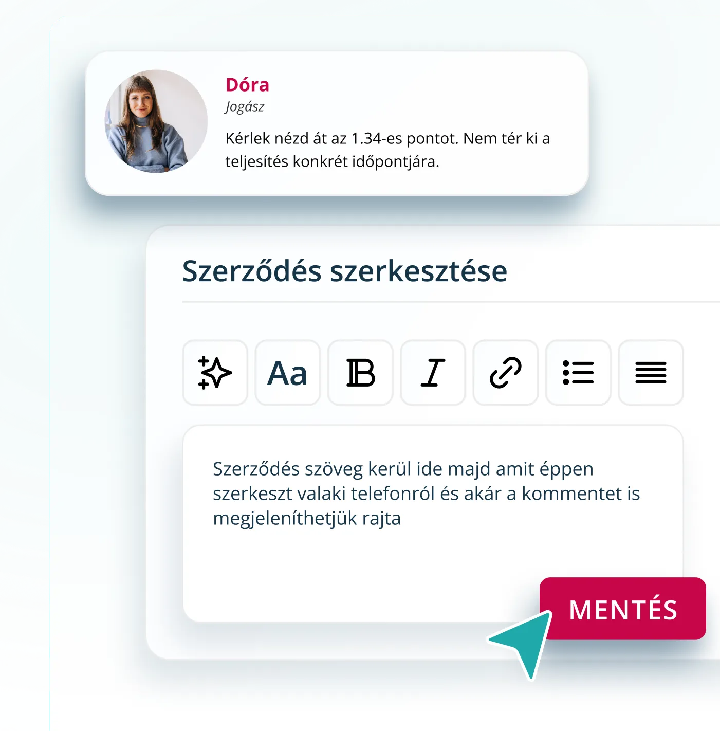 Szerkeszd szerződéseidet egyszerűen, bármilyen felületről